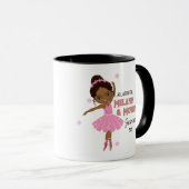 African American Ballerina Coffee Mug マグカップ (正面右)