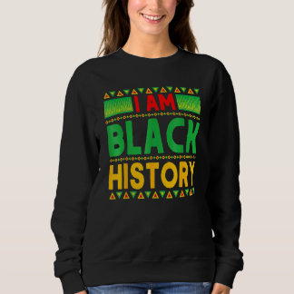 African American BHM African Heritage Black Histor スウェットシャツ