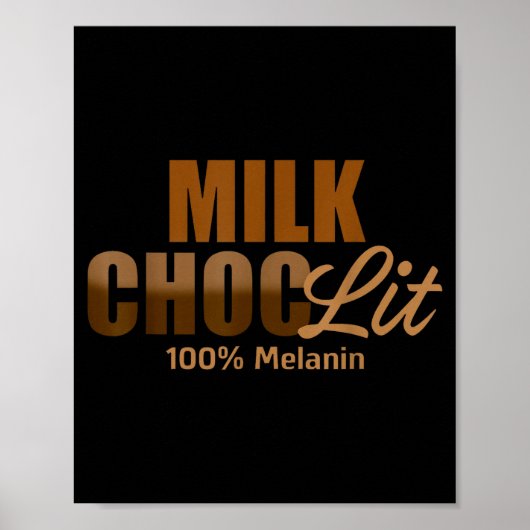 African American Black Afro Women Milk Choc-lit 10 ポスター (正面)