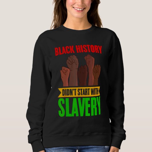 African American Black History Month African Herit スウェットシャツ (正面)