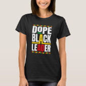 African American Black History Month Black Leaders Tシャツ (正面)
