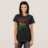 African American Black Leaders Black History Month Tシャツ (正面フル)