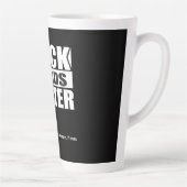 African American Black words matter カフェラテマグ (右)