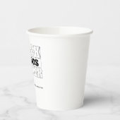 African American Black words matter 紙コップ (左)