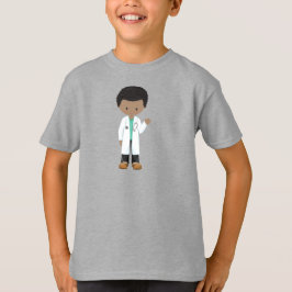 African American Boy、Doctor、Lab Coat、Medicine Tシャツ