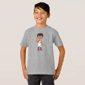 African American Boy, Painter, 絵を描 Artist, Brush Tシャツ (正面フル)