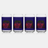 African American Cartoon Character ガラス缶 (正面)