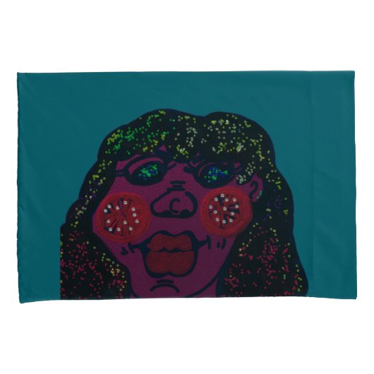 African-American Cartoon Character Pillowcases 枕カバー (正面右)