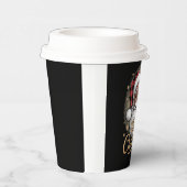 African American Christmas Pajamas Santa Claus  紙コップ (右)