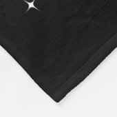 African American Christmas Xmas Afro Santa Claus フリースブランケット (角)