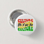 African American Culture Button 缶バッジ (正面&裏面)