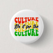 African American Culture Button 缶バッジ (正面)