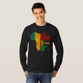 African American Every Month Pride Proud Black His Tシャツ (正面フル)