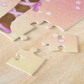 African American Fairy Princess Ballerina ジグソーパズル (側面)