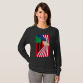 African American Flag Pan African Black Liberation Tシャツ (正面フル)