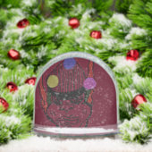 African-American Futuristic Traveler Snow Globe (クリスマス)