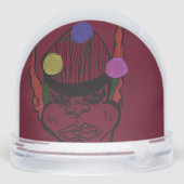 African-American Futuristic Traveler Snow Globe (裏面)