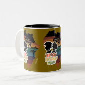  African American History Month ツートーンマグカップ (正面左)