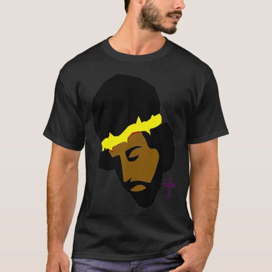 AFRICAN AMERICAN JESUS   Black Jesus Art  Tシャツ (正面)
