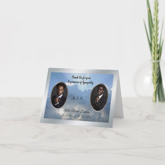 African American Memorial Thank You Notes サンキューカード (正面)