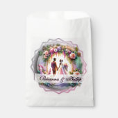 African-American Moonlight Wedding Favor Bags フェイバーバッグ (正面)