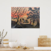 African American Morning Jamboree Soulful ポスター (キッチン)