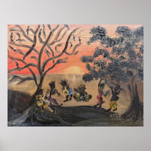 African American Morning Jamboree Soulful ポスター (正面)