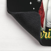 African American Santa Christmas Cool Black X-mas  マウスパッド (コーナー)