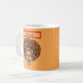 African American Womanが名前を追加 コーヒーマグカップ (正面左)