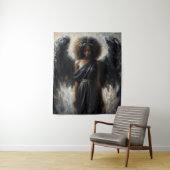 African Angel With Black Wings タペストリー (インサイチュ)