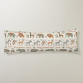 African Animal Parade Tribal Style ID1262 ボディピロー (裏面)