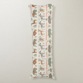 African Animal Parade Tribal Style ID1262 ボディピロー (正面縦)