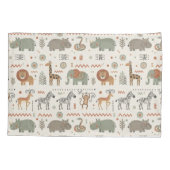African Animal Parade Tribal Style ID1262 枕カバー (裏面)