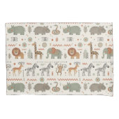 African Animal Parade Tribal Style ID1262 枕カバー (正面)