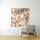 African Animal Prints. Vintage Natural Pattern. Bl タペストリー (インサイチュ(横))