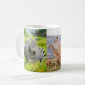 African Animals コーヒーマグカップ (正面左)