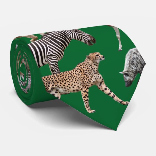 African Animals ネクタイ (ロール)