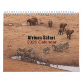African Animals 2026 Calendar カレンダー (カバー)