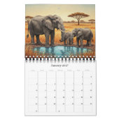 African Animals Calendar 2026 / wild Africa カレンダー (1月 2027)