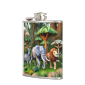  African animals in origame フラスク (左)