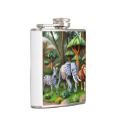  African animals in origame フラスク (右)