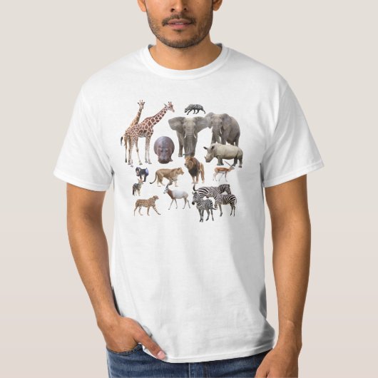 African Animals Tシャツ (正面)