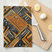 African art キッチンタオル (四つ折り)