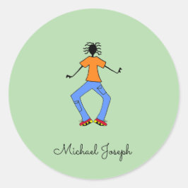 African Art、マスターダンサー ラウンドシール