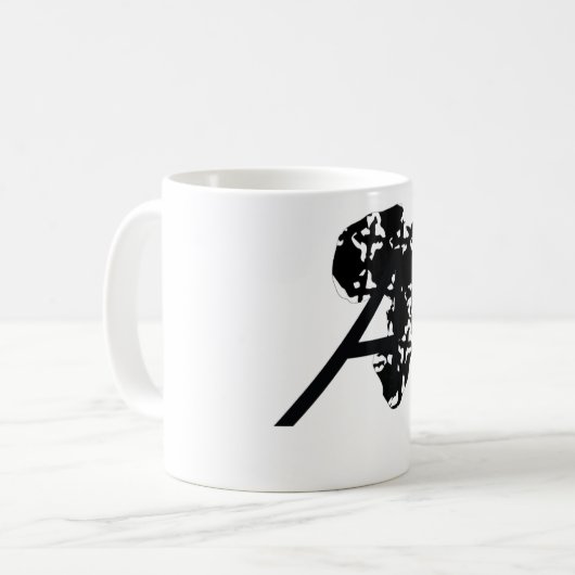 African Art Mug コーヒーマグカップ (正面左)