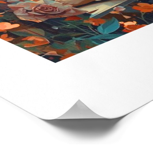 African Art Print ポスター (角)