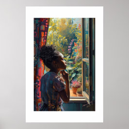 African Art Print ポスター