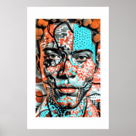 African Art Print ポスター