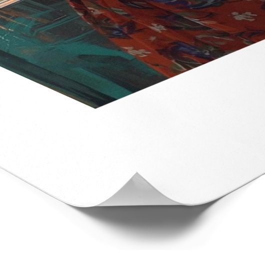 African Art Print ポスター (角)