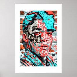 African Art Print ポスター